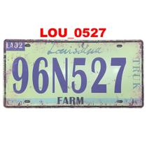 Quadro placa decorativa metal estados unidos louisiana usa Quadro placa decorativa metal estados unidos louisiana usa