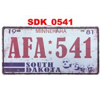 Quadro placa decorativa metal estados unidos minnehaha Quadro placa decorativa metal estados unidos minnehaha