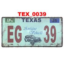 Quadro placa decorativa metal estados unidos texas eua usa Quadro placa decorativa metal estados unidos texas eua usa