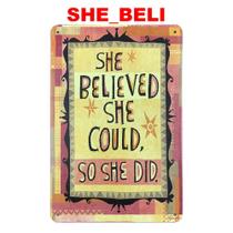 Quadro placa decorativa metal frases para quartos estudos Quadro placa decorativa metal frases para quartos estudos