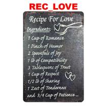 Quadro placa decorativa metal frases para quartos love Quadro placa decorativa metal frases para quartos love