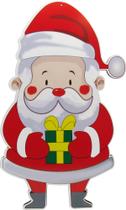 Quadro Placa Decorativa Natal Papai Noel Mdf - Shopping do Mdf