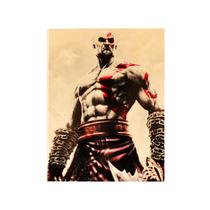 Quadro Placa Decorativa Nerd God Of War Kratos Presentes Gamer Decoração Geek