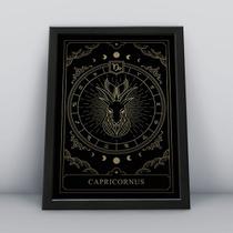 Quadro Placa Decorativa plantas tropicais douradas 2 Quadro Placa Decorativa plantas tropicais douradas 2