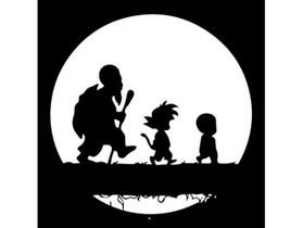 Quadro Placa Decorativo Geek Anime Dragon Ball Goku Kuririn Quadro Placa Decorativo Geek Anime Dragon Ball Goku Kuririn