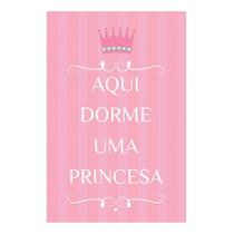 Quadro Placa Infantil Princesa