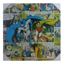 Quadro Placa Quadrinho Batman Clássico Vintage Cinema M12
