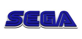 Quadro Placa Sega Logo Em Relevo, Decoração Gamer