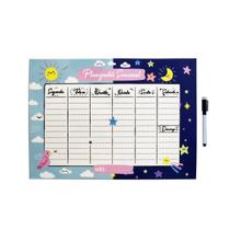 Quadro Planejador Semanal Dianoite + Caneta Apagador