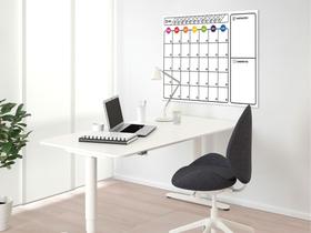 Quadro planejamento mensal 80x60 calendário permanente com caneta escreve /apaga. Quadro planejamento mensal 80x60 calendário permanente com caneta escreve /apaga.
