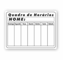 Quadro Planejamento Mensal - Planner - Horario 01