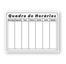 Quadro Planejamento Mensal - Planner - Horario 02