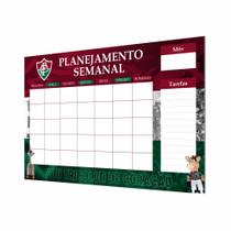 Quadro Planner Organizador Lembretes Rotina Fluminense 60x40 Quadro Planner Organizador Lembretes Rotina Fluminense 60x40