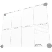 Quadro Planner Semanal de Parede Agenda Organizador de Tarefas - ARTBOX3D