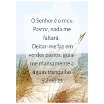 Quadro Plaquinha Decorativa MDF Frases Salmos - FR60