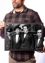 Quadro Poderoso Chefão Don Vito & Irmãos Corleone