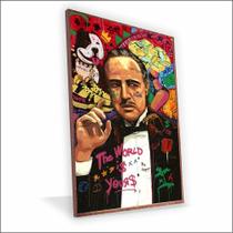 Quadro Poderoso Chefão Vinil Com Vidro