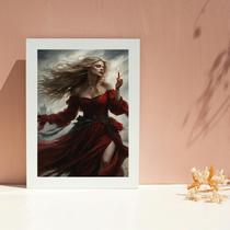 Quadro Pombagira Maria Farrapo 33x24cm