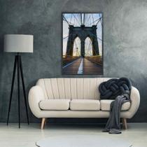 Quadro ponte do brooklyn pôr do sol Quadro ponte do brooklyn pôr do sol