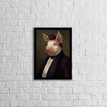 Quadro Porco Nobre 45x34cm - com vidro