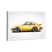 Quadro Porsche 911 Amarelo Lado -- BR ARTES