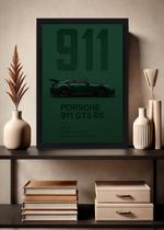 Quadro Porsche 911 GT3 RS Com vidro e Moldura Preta Tamanho:21cm x 30cm (A4) Quadro Porsche 911 GT3 RS Com vidro e Moldura Preta Tamanho:21cm x 30cm (A4)