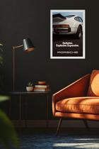 Quadro Porsche Turbo Clássico com Vidro e Moldura Branca Tamanho:21cm x 30cm (A4) Quadro Porsche Turbo Clássico com Vidro e Moldura Branca Tamanho:21cm x 30cm (A4)