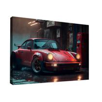 Quadro Porsche Vermelho -- BR ARTES
