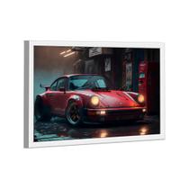 Quadro Porsche Vermelho -- BR ARTES