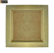 Quadro Porta Cenário 26x26x9 com Vidro Mdf Madeira