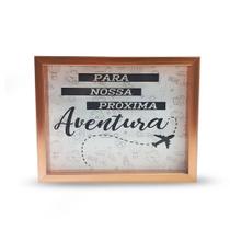 Quadro Porta Notas Para Nossa Próxima Aventura