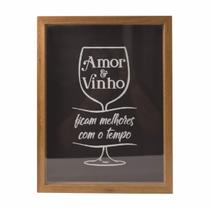 Quadro Porta Rolha Decorativo Impressão UV 42x32cm QV0002 Quadro Porta Rolha Decorativo Impressão UV 42x32cm QV0002