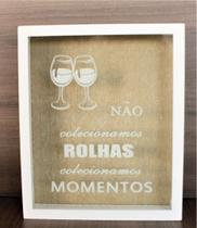 Quadro Porta Rolha Taças De Vinhos Wine Tipos De Uva Hd65923