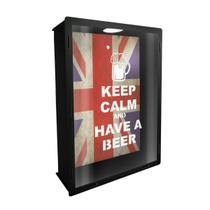 Quadro Porta Rolhas 28X18 Keep Calm And Drink Wine London