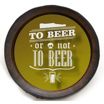 Quadro Porta Rolhas Redondo To Beer or Not - Pequeno 1093