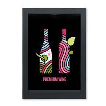 Quadro Porta Rolhas/Tampinhas Com Tema Vinho Wine QPR014