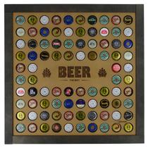 Quadro porta tampinha de cerveja decoração para churrasco Quadro porta tampinha de cerveja decoração para churrasco