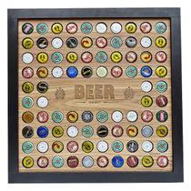 Quadro Porta Tampinha de Cerveja para Amantes da Cerveja Artesanal