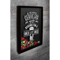 Quadro Porta Tampinhas As Melhores Cervejas 3 - Quadro Novo Quadro Porta Tampinhas As Melhores Cervejas 3 - Quadro Novo