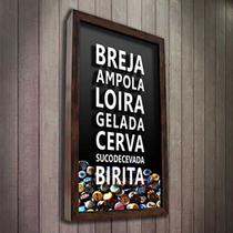 Quadro Porta Tampinhas Breja - Quadro Novo Quadro Porta Tampinhas Breja - Quadro Novo