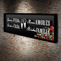 Quadro Porta Tampinhas Brindo a Casa - Quadro Novo