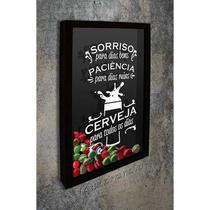 Quadro Porta Tampinhas Cerveja para todos os dias - Quadro Novo Quadro Porta Tampinhas Cerveja para todos os dias - Quadro Novo