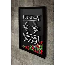 Quadro Porta Tampinhas Fluxograma - Quadro Novo