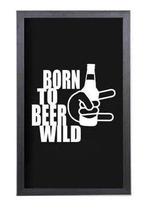 Quadro Porta Tampinhas Pequeno - Beer Wild 1049