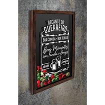 Quadro Porta Tampinhas Recanto do Guerreiro - Quadro Novo