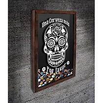 Quadro Porta Tampinhas Una Cerveza más - Quadro Novo Quadro Porta Tampinhas Una Cerveza más - Quadro Novo