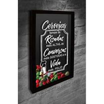 Quadro Porta Tampinhas Vida mais feliz - Quadro Novo Quadro Porta Tampinhas Vida mais feliz - Quadro Novo