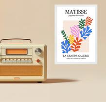 Quadro Poster Arte Matisse Corais Coloridos 45X34Cm - Vidro Quadro Poster Arte Matisse Corais Coloridos 45X34Cm - Vidro