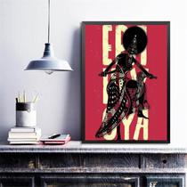 Quadro Poster Candomblé Iansã 24x18cm - com vidro Quadro Poster Candomblé Iansã 24x18cm - com vidro