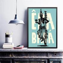Quadro Poster Candomblé Oxalá 45x34cm